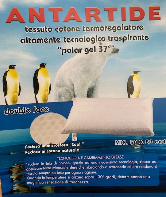 Copriguanciale Antartide 50x80 Termoregolante con cerniera - Biancheria per  la Casa